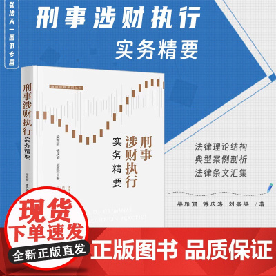 正版 刑事涉财执行实务精要 梁雅丽 傅庆涛 刘嘉梁 著 法律出版社 9787519786366