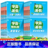 [2本]计算+思维题 小学三年级 [正版]2023学霸的暑假衔接作业小学一升二升三升四升五升六年级上下册语文课堂笔记数学