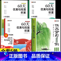 [4册]作文金句+60天优美句段篇积累 小学通用 [正版]作文金句800例 小学作文加分技巧素材积累大全小学版作文金句八