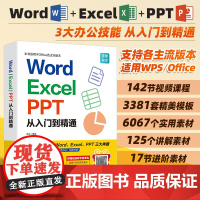 word excel ppt办公应用从入门到精通wps教程书表格制作函数电脑办公软件学习教程计算机应用基础知识教程书自动
