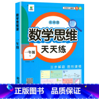[数学思维天天练]应用题 一年级上 [正版]2025新版一年级上册数学逻辑思维训练题 小学1年级数学思维天天练 小学生应