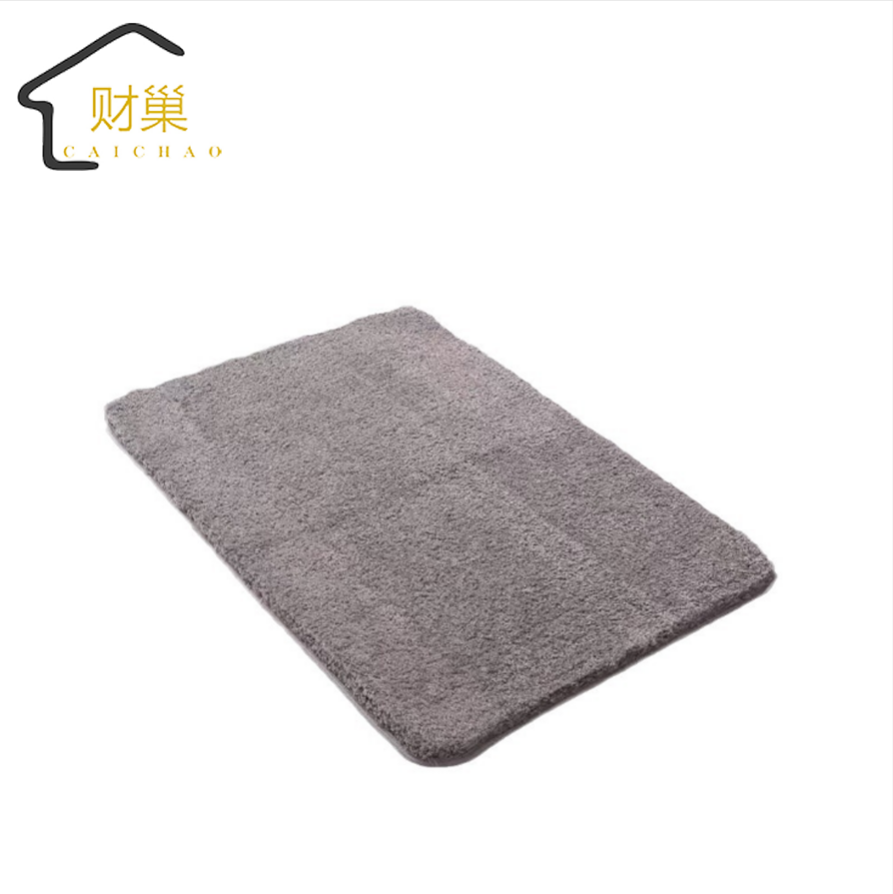 财巢家用浴室地垫灰色/个