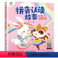 小兔子送彩虹 [正版]拼音拼读训练3-6岁全6册幼小衔接拼音故事书绘本学前拼音认读一年级拼音专项训练阅读课外书必书读学习