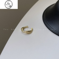 JiMi简约小巧不规则鱼嘴耳骨夹女2021年新款潮耳环百搭无耳洞耳夹耳饰