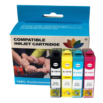 COAAP爱普生EPSON620FME33ME330M350兼容墨盒T1411T1412T1413T141