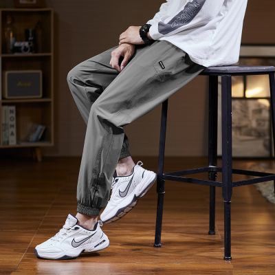 [1折价52.9元,叠加优惠券]唐狮春秋季男休闲裤宽松运动裤束脚工装长裤子男生潮流牌加绒冬