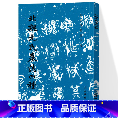 [正版] 文物出版社 北魏元氏墓志四种 历代碑帖法书选 北魏墓志元演墓志元彦墓志元祐墓志元倪墓志北魏楷书字帖 临摹收藏