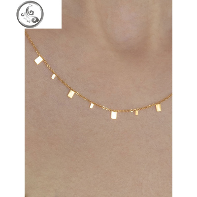 [ CnHnOn 脂肪商店 ]在你锁骨闪闪发光 闪亮碎片项链/锁骨链 JiMi