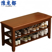 豫龙都鞋架实木个