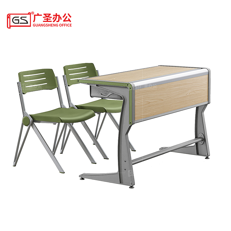 GS 学习桌培训桌椅教室 1200*486*760mm1桌2椅