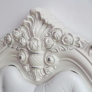 森美人欧式风格主卧加厚全实木花双人1.8米软靠公主婚床