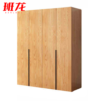 班龙简约衣柜四门台