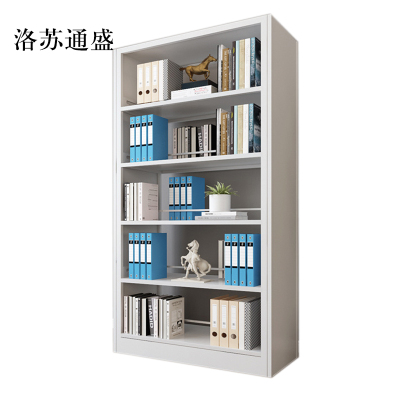 洛苏通盛钢制书架置物架图书馆单双面书店阅览室货架档案架资料架双面一列一常规款