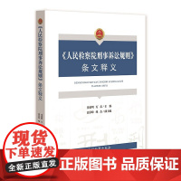 正版 人民检察院刑事诉讼规则 条文释义 童建明 万春 中国检察出版社 9787510224072