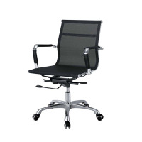 汉诺鑫威员工电脑椅简约职员办公椅办公室时尚弓形座椅可升降靠背透气网椅
