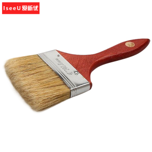 爱新优 猪鬃毛刷油漆刷 4寸 100mm(把)