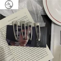 JiMi实用~ins金属甜酷刘海发夹化妆发饰额前碎发夹简约夹子2023新款女