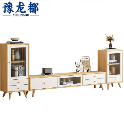 豫龙都电视柜+双边柜