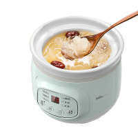 小熊DDG-D10J2电炖锅砂锅 宝宝煮粥 锅家用陶瓷电炖盅 1L