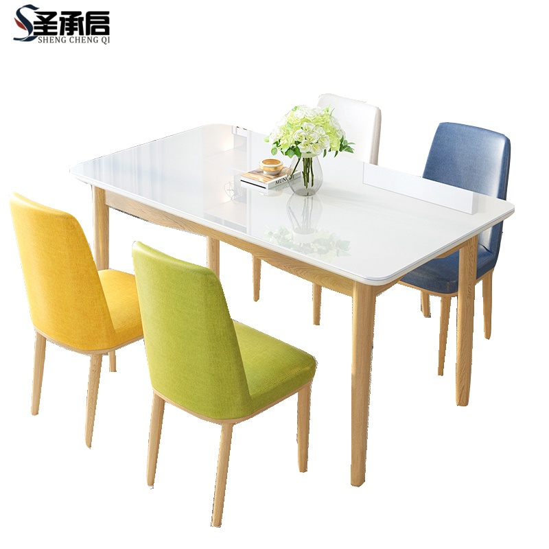圣承启 饭桌 4椅1.4米张
