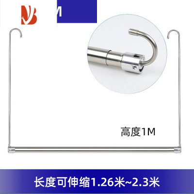 三维工匠晒被子器家用室内阳台晾衣杆伸缩防盗网晾衣服单杆晾被子