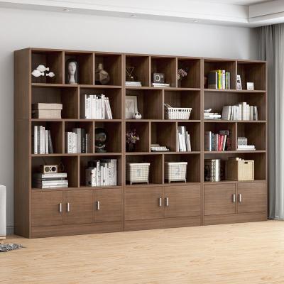 木质文件柜资料档案柜办公室书柜带锁柜子板式书架落地组合储物柜_967