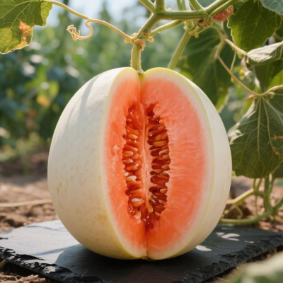 [熊猫鸟]新鲜陕西甜瓜 红肉 净重2.5斤 应季水果