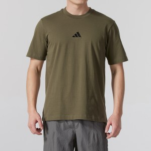 Adidas阿迪达斯男装新款健身训练透气圆领短袖T恤JC5338 ZP