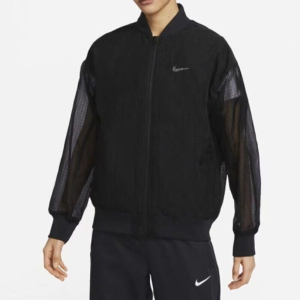 NIKE耐克外套运动休闲舒适立领女装夹克DV7973-010 D