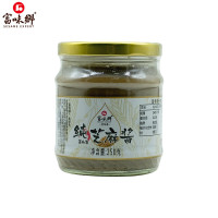 富味乡纯芝麻酱250g 面包涂抹制馅拌面佐餐白芝麻酱火锅蘸酱调料