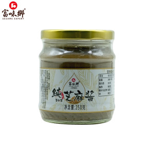 富味乡纯芝麻酱250g 面包涂抹制馅拌面佐餐白芝麻酱火锅蘸酱调料