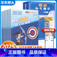 挑战中考数学压轴题 [正版]2025新版挑战压轴题中考数学物理化学入门篇精讲篇强化篇专项训练七年级八年级九年级必刷题初中