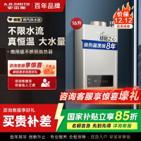 史密斯 16升燃气热水器 不锈钢换热器8年包换 负压燃烧更安全 恒温大水量 家用5系列