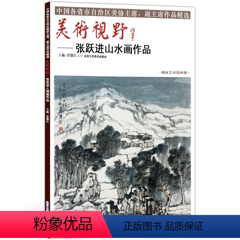 [正版]5件8折山水画 美术视野张跃进山水画作品 美术视野全集套装系列 国画精选艺术画 博林艺术馆典藏 绘画美术 画集