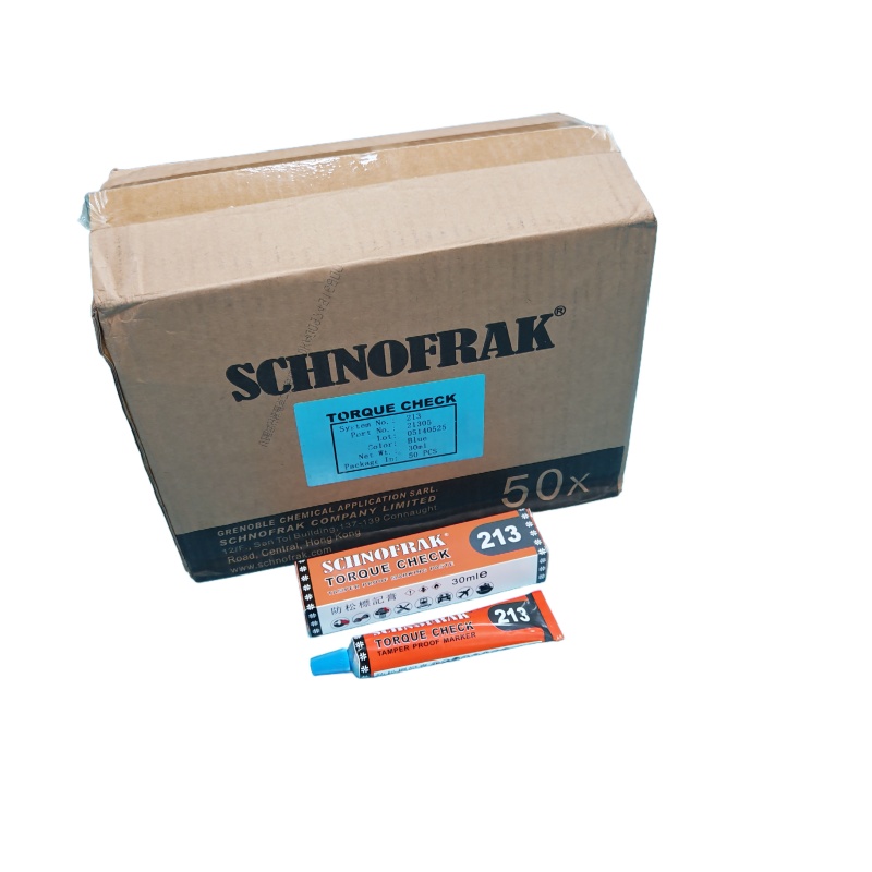 SCHNOFRAK 施诺法克螺丝锁固扭矩防松标记膏 213蓝色30ml*50支 箱