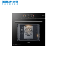 老板(Robam)[360°旋转烤箱]RQ027A炫彩大屏嵌入式电烤箱 家用73L大容量 进口搪瓷内胆EXP独立控温