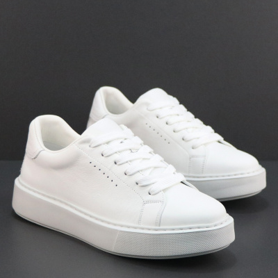 真皮小白鞋男2026新款春季头层牛皮简约百搭休闲板鞋透气防臭软底