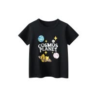 潮牌童装男孩短袖T恤衫 夏季儿童宝宝衣服半袖星空