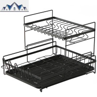 碗碟架厨房置物架台面餐具盘子筷子碗架落地沥水架篮晾碗筷收纳架 三维工匠