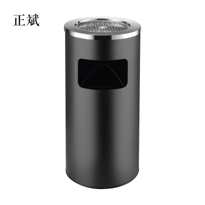 正斌不锈钢酒店大堂垃圾桶烟蒂柱灭烟桶带烟灰缸室外吸烟区电梯口立式
