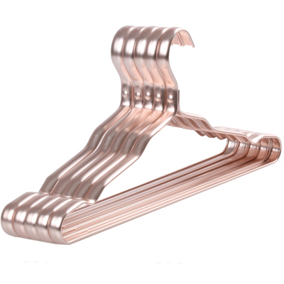 太空铝合金衣架成人衣撑衣架室内不锈钢衣挂家用晾晒架