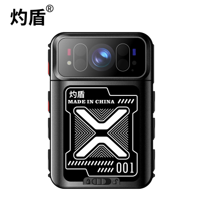 灼盾DSJ-F7 4G北斗定位高清工作记录仪 黑色 256G