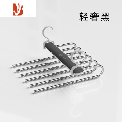 三维工匠裤子专用衣架可折叠多新款魔术衣柜挂晾衣裤架子收纳器