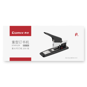 齐心 B3116 重型省力订书机 200页 黑