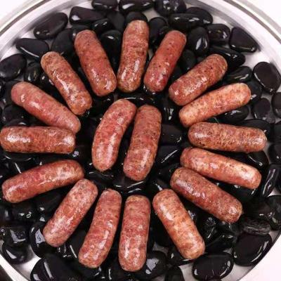 热狗肠台湾风味香肠批发火山石烤肠手抓饼火腿黑胡椒纯肉肠1.2斤10根