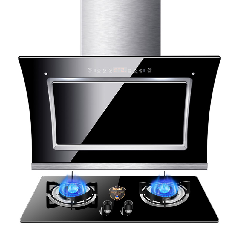 欢呼好太太 侧吸式触控式26立方铜线双电机自清洁 烟灶套餐油烟机燃气