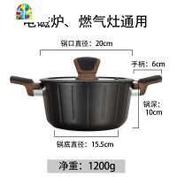 CookeBene汤锅家用电磁炉加厚铝闷烧炖煮不粘锅 FENGHOU 24cm