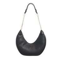 GUESS女士耐用合成皮革斜挎包百搭休闲银色五金潮酷手提单肩包