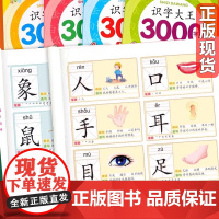 幼儿识字3000字学前儿童认字书幼儿园宝宝看图识字大王正版教材3—6岁书籍早教绘本启蒙用书学认识1200字象形识字卡片神