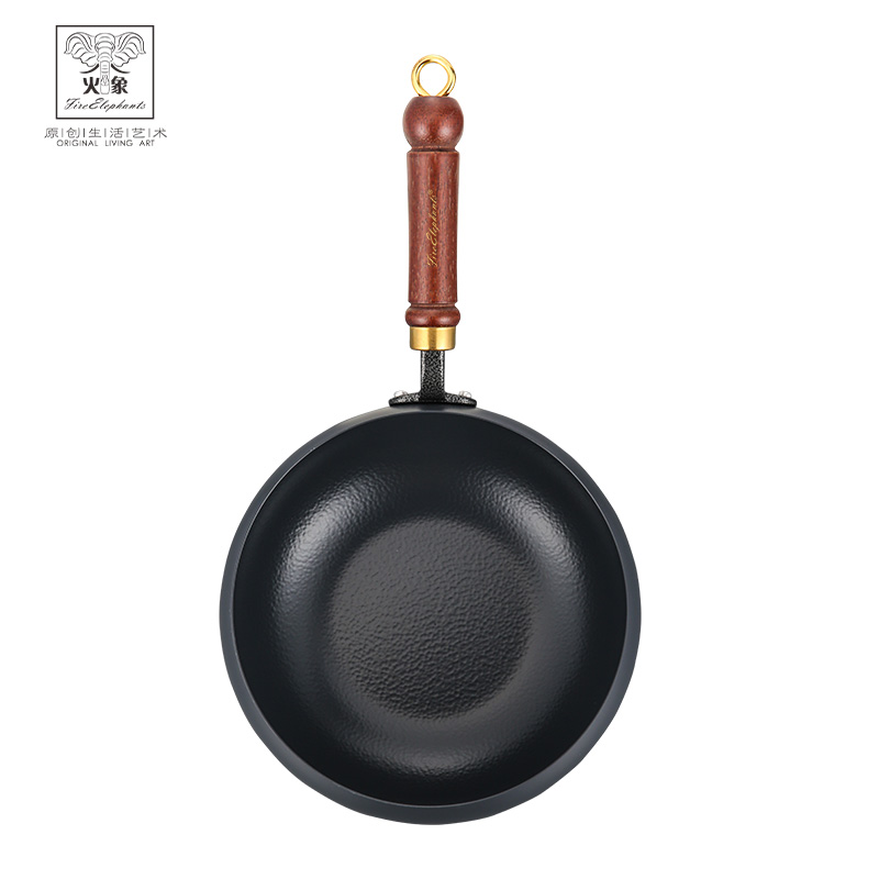 火象聚宝盆纯铁锅HXG-CG388